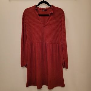 ZARA TEXTURED WEAVE DRESS